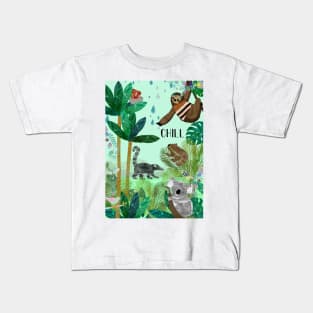 Sloth - chill Kids T-Shirt
